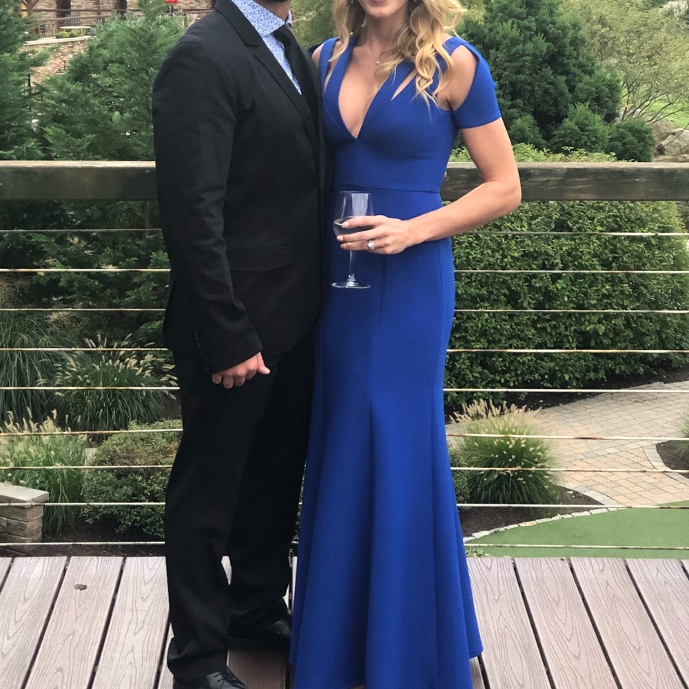 BCBG Estrella Cutout Gown